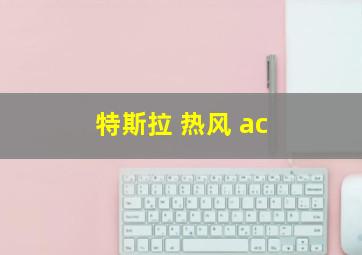 特斯拉 热风 ac